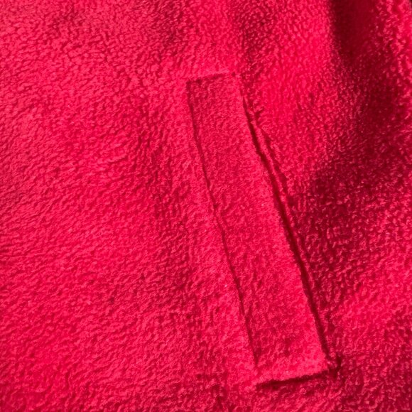 Tommy Hilfiger Red Fleece Zip Sweatshirt Baby Kids Toddler Size 2T Preppy - Picture 9 of 10